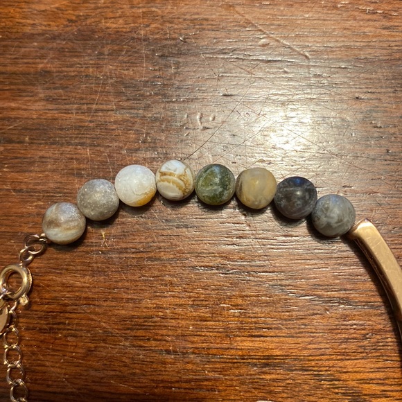 Inspire me bracelet” always my grandmother forever my friend “sunstone beads - Picture 6 of 13